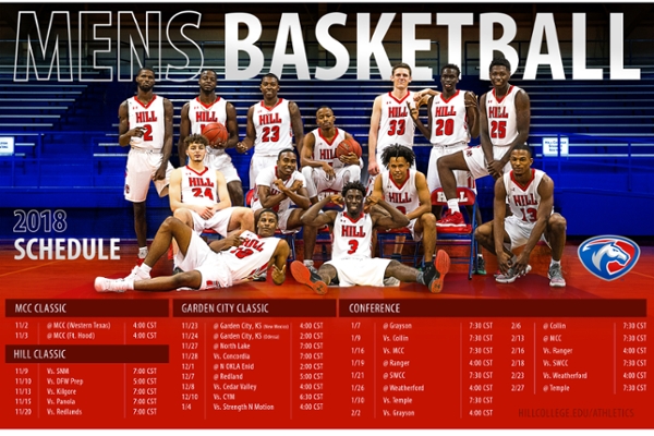Mens basketball team poster